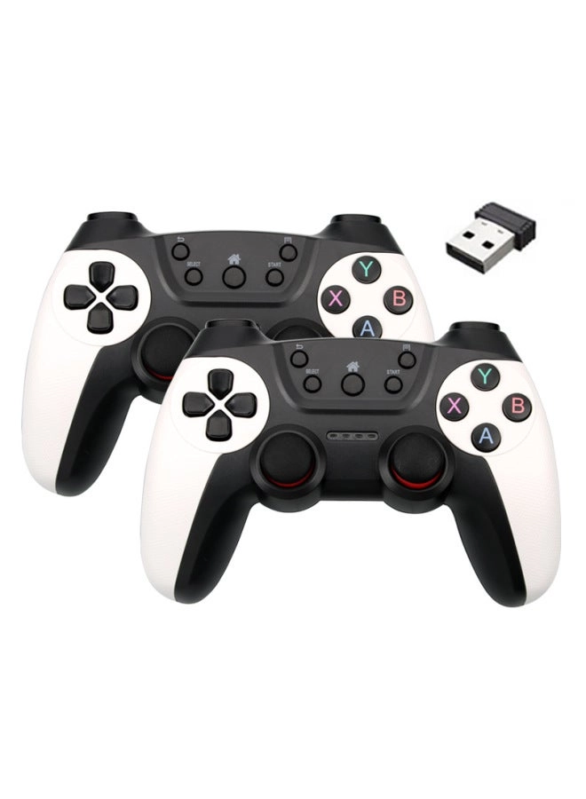 Generic Android TV Computer 2.4g Wireless Game Controller Dualshock Doubles Battle Grey