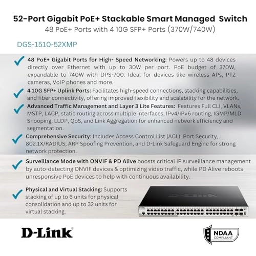 DGS-1510-52XMP 48-ports