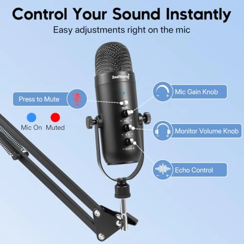 K66 USB Microphone Bundle