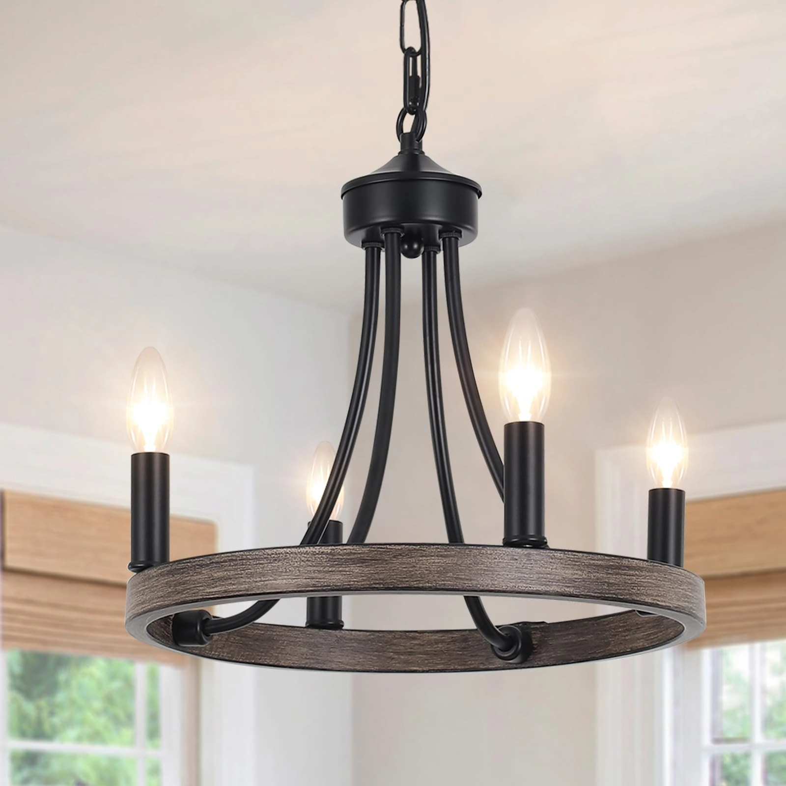 ASHUAQI Wagon Wheel - Dimmable