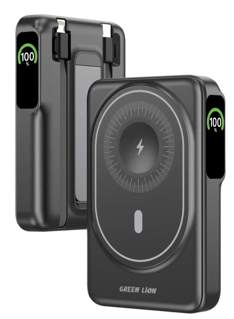 GREEN LION Mag Vision - 10000 mAh 22.5 W Fast charging Wireless charging