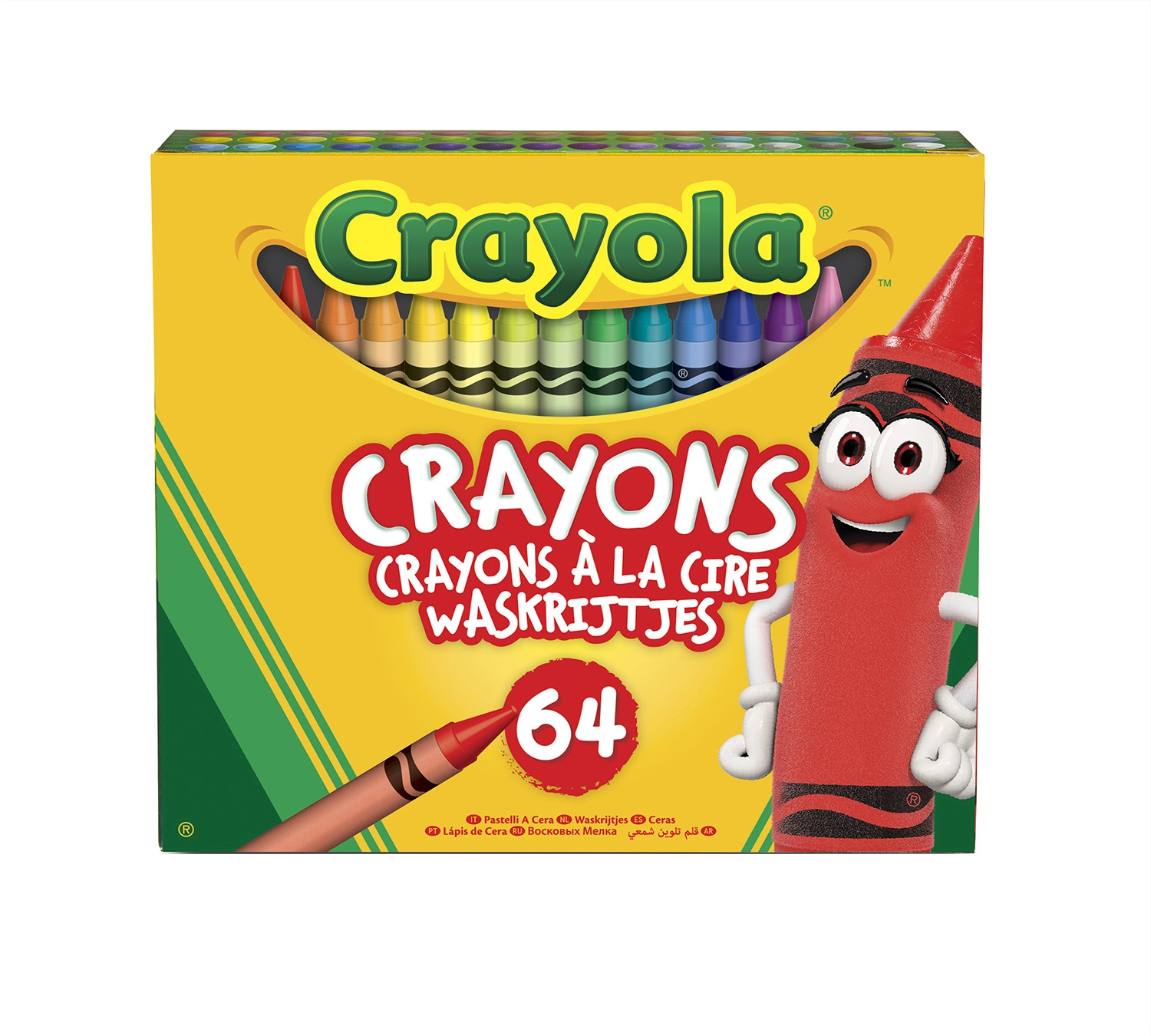 Classic & Limited Edition Retired Color Crayons - 64 Pcs