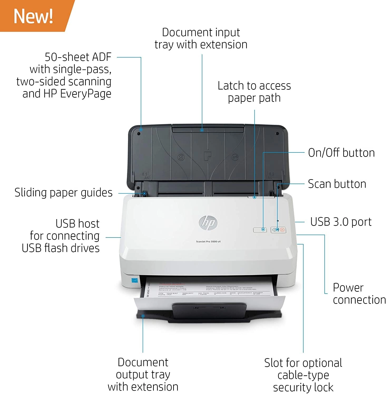 ScanJet Pro 3000 s4 - USB