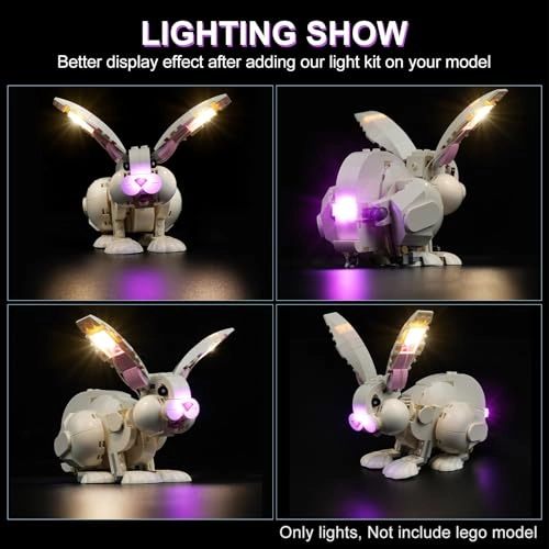 Lighting Set for Lego 31133 - White Rabbit