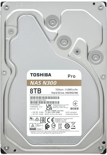 N300 PRO 3.5" 7200rpm 512MB SATA 6Gb/s (HDWG780XZSTB) - 8TB
