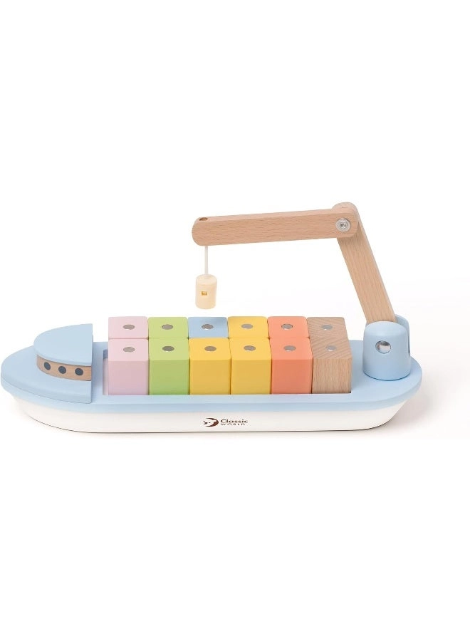 Magnetic Game Cargo Ship - 24 months - 5 years 13 pieces