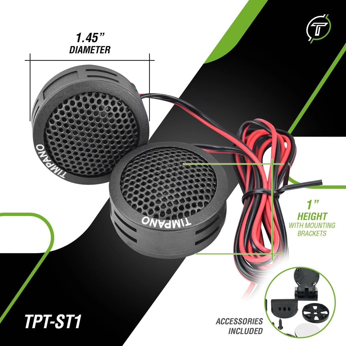 TPT-ST1 - 1 Inch Dome Tweeter