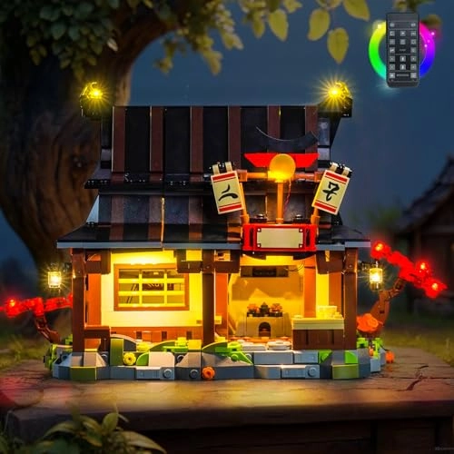 Light kit Compatible with Lego 71858 Four Weapons Blacksmith - RC Version