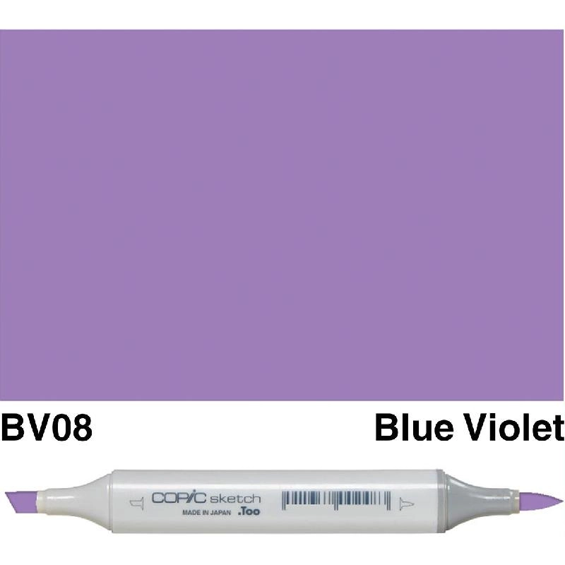 Copic Sketch BV-08 - Blue Violet Twin Tip