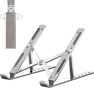 FITTO Adjustable Aluminum Laptop Stand - 10-15.6"