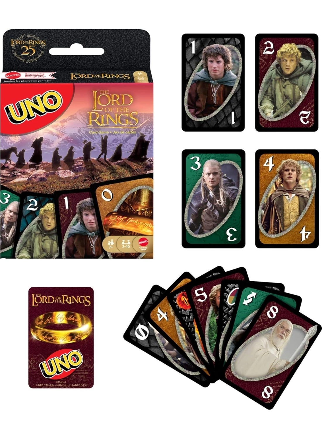 Mattel Games UNO: The Lord of The Rings - Card Game