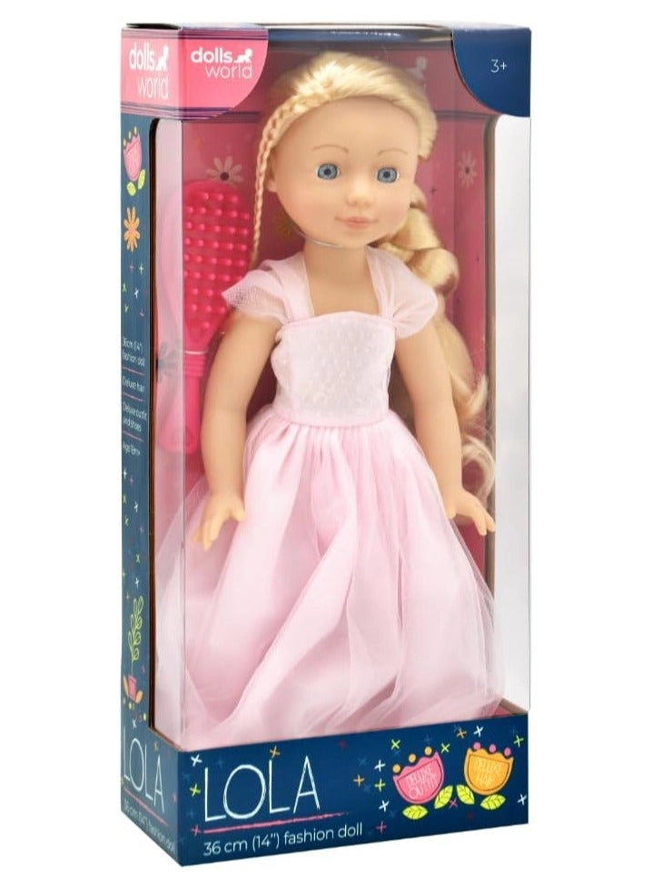 Lola Fashion Doll - 14 inch Vinyl Ages 3+