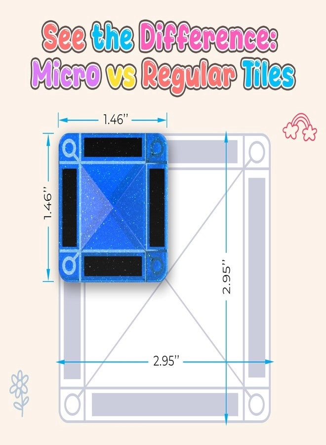 Magnetic Micro Tiles - 18 pcs