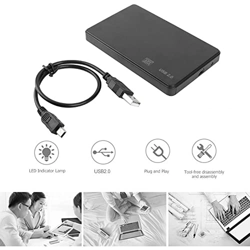 Sata HDD SSD to USB Case Adapter - USB 2.0, USB3.0 SATA 2.5 inch