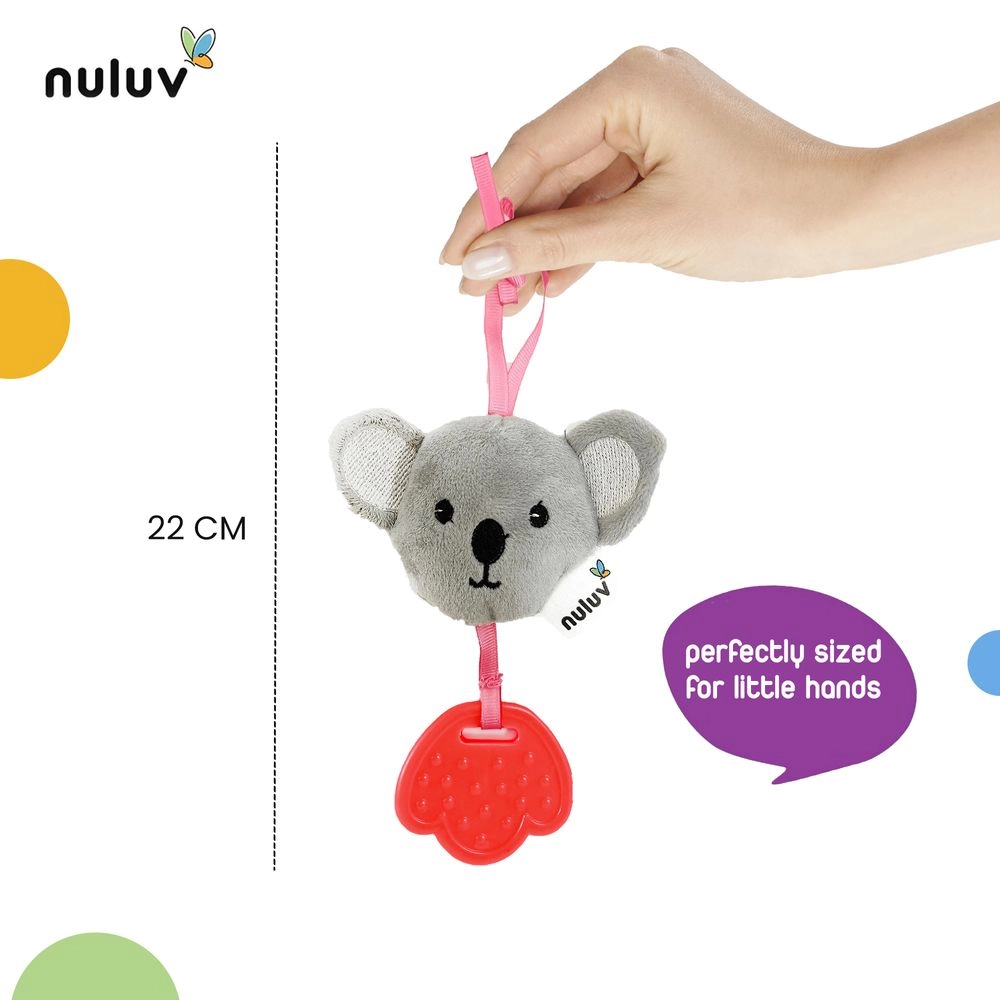Playtime Koala Teether - Silicone Ring Soft Plush
