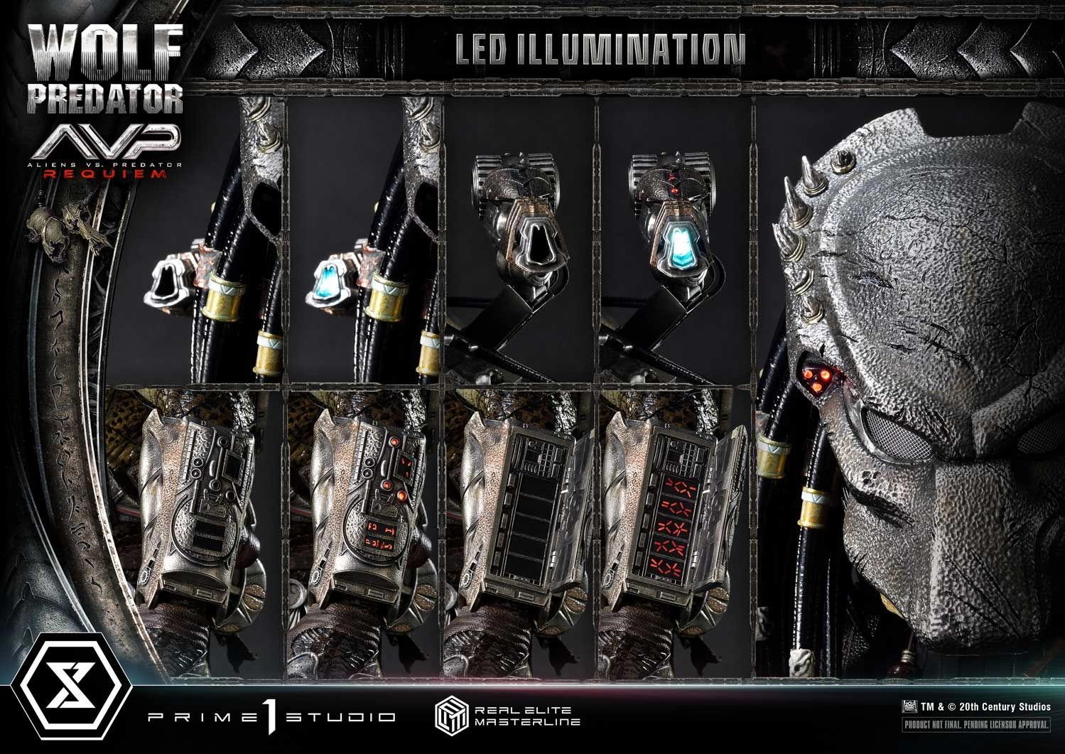 Requiem Wolf Predator - Aliens vs Predator - H:95cm