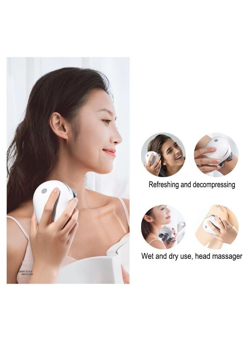 Scalp Massager - Cordless 6 Massage Nodes Handheld