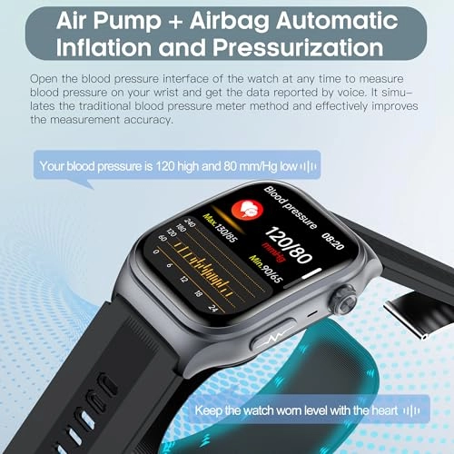 Blood Pressure Smart Watch - 2.06" AMOLED 530mAh