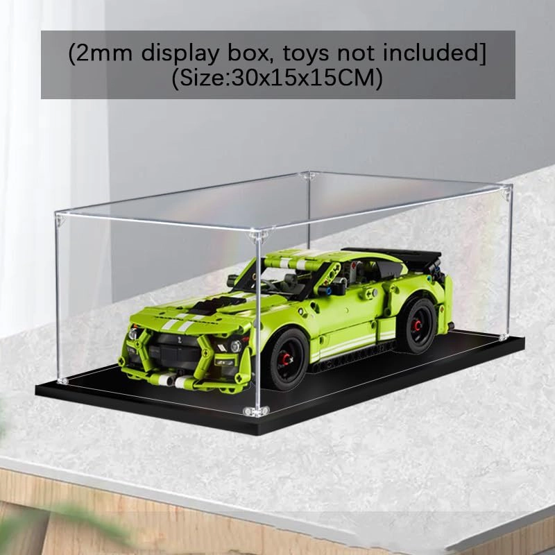 Acrylic Display Case for Lego 42138 - 30x15x15cm Transparent