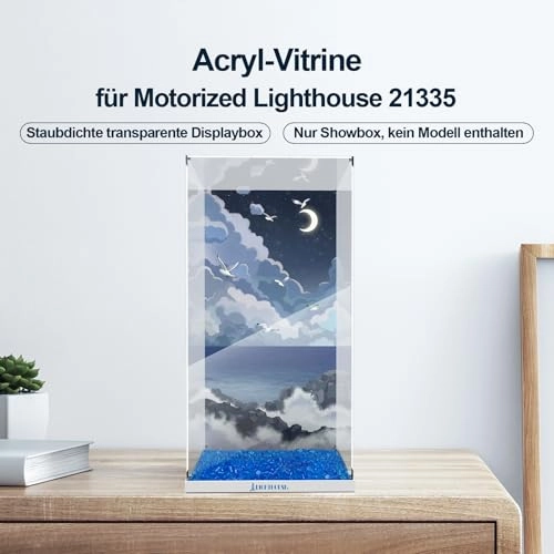 Acrylic Display Case for LEGO Motorized Lighthouse 21335