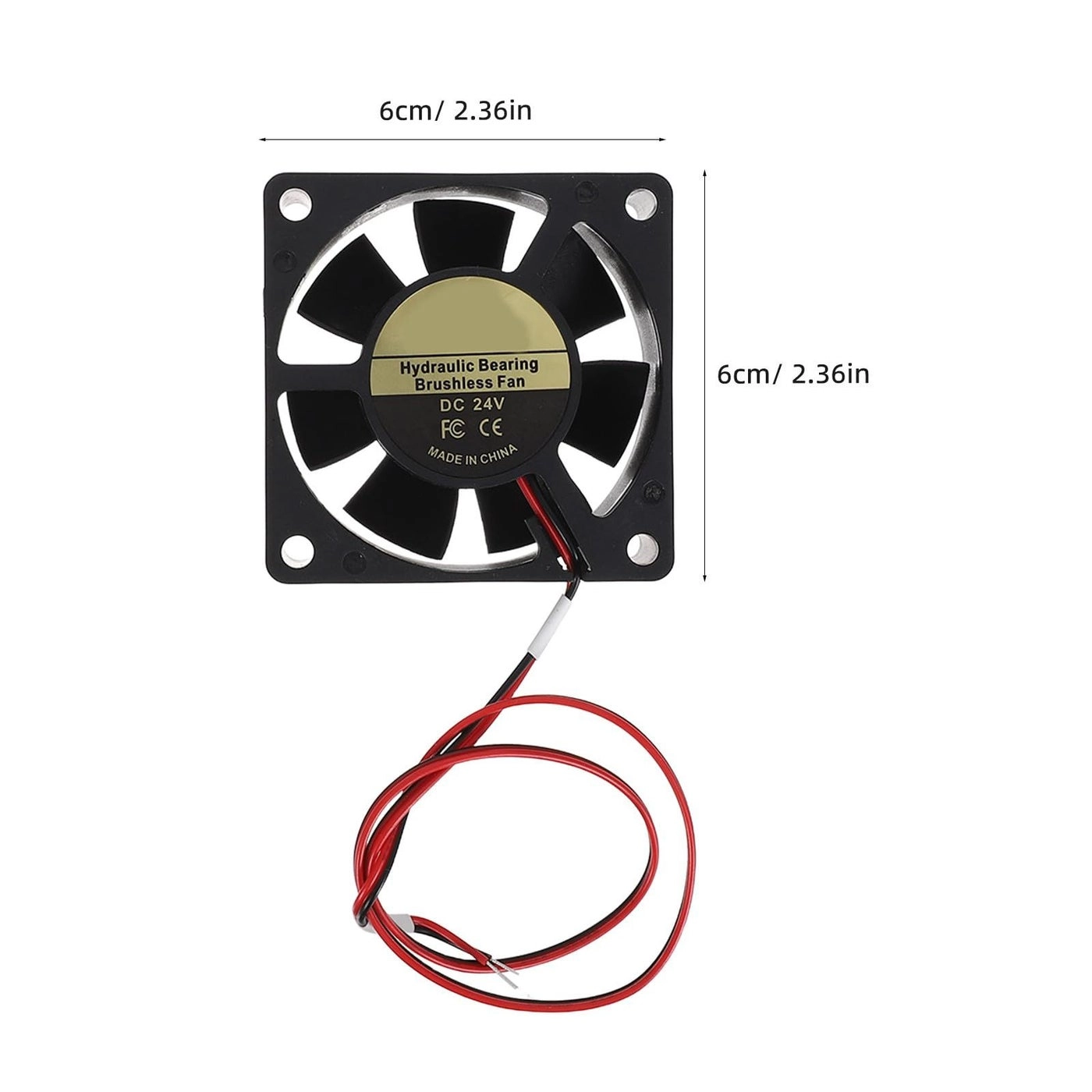 Axial Cooling Fan - 2pcs 60mm