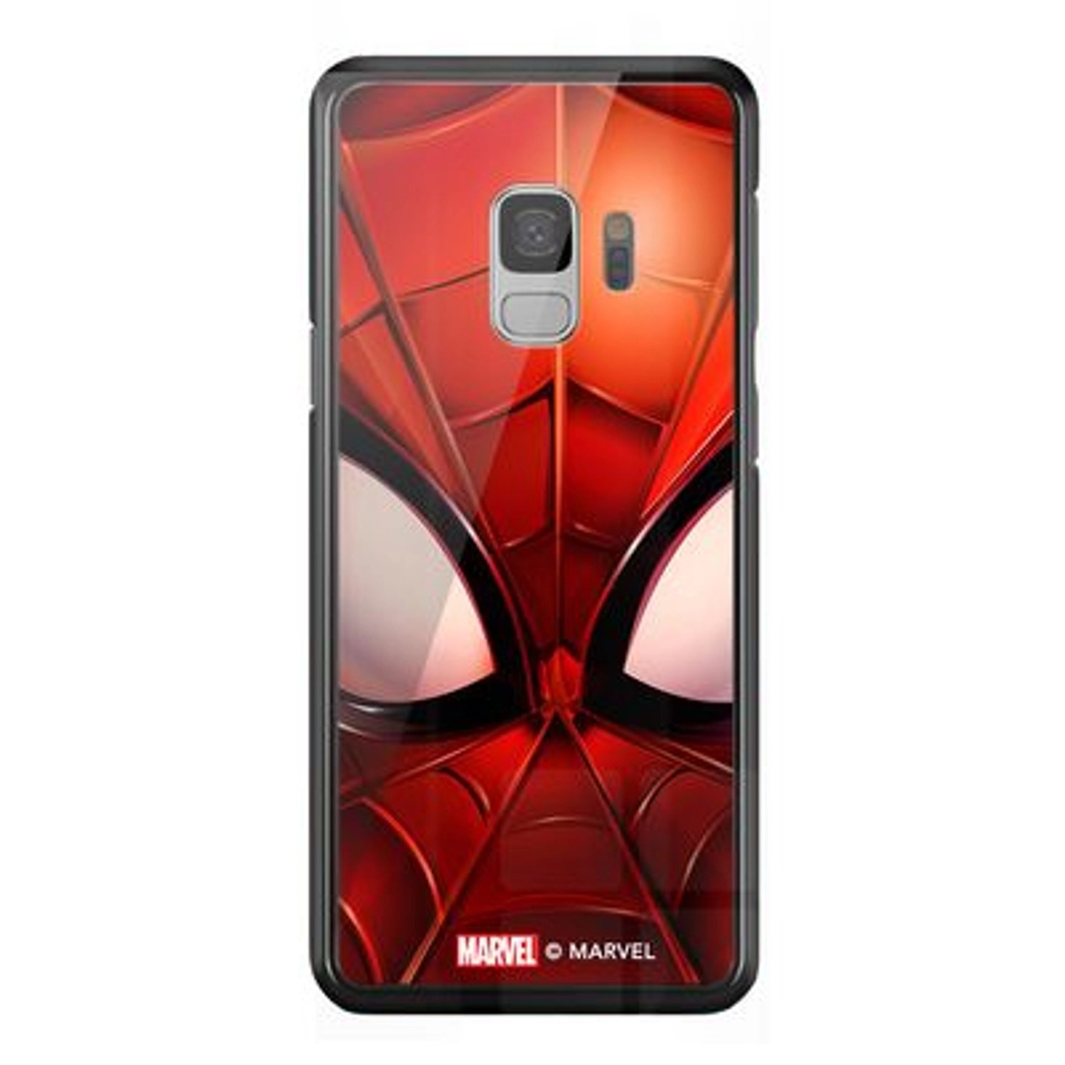 Wackylicious Spider-Man Mask Back Case for Galaxy S9