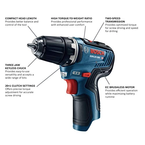 GSR12V-300N - 12V EC Brushless 3/8 In. Drill/Driver