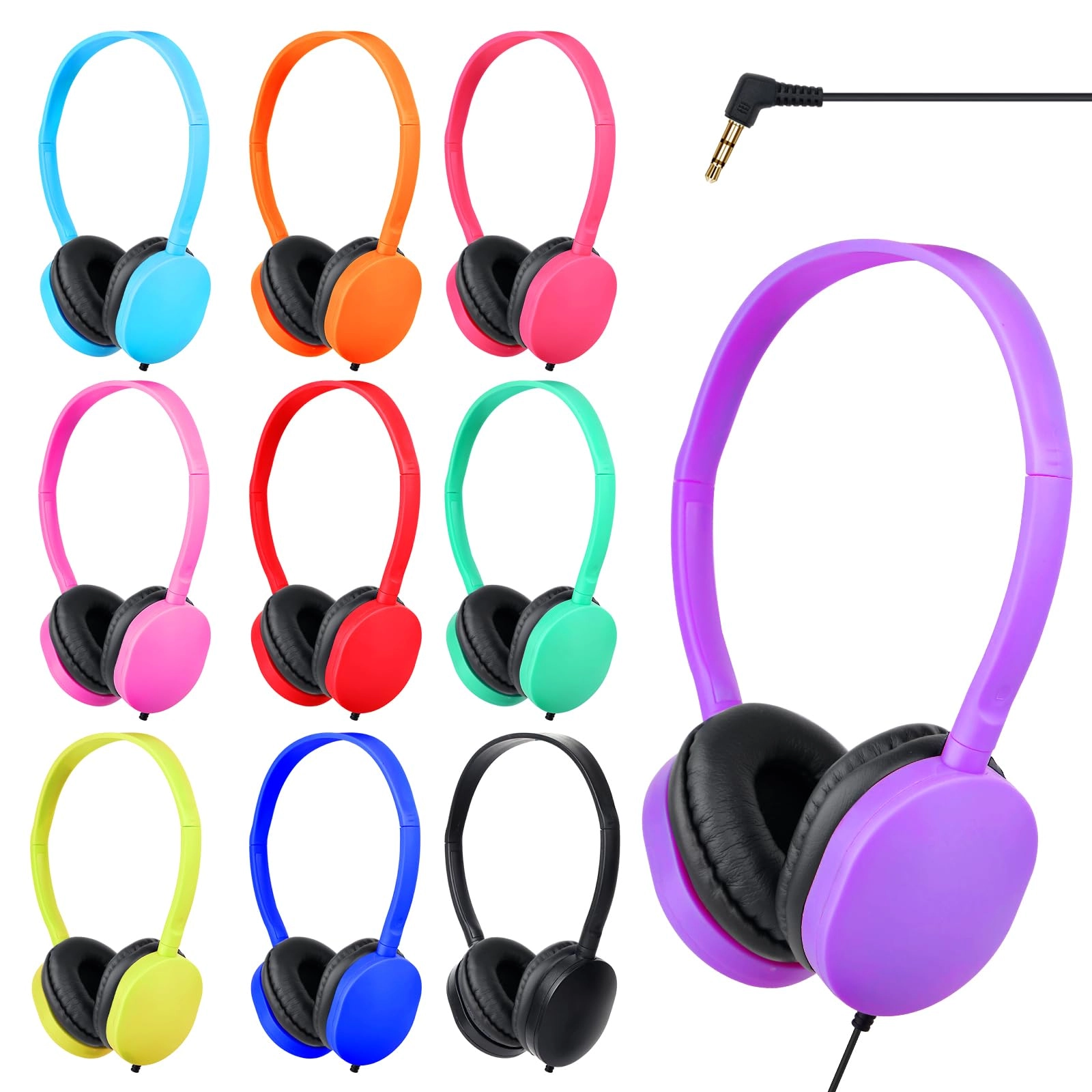 Bulk Headphones Wired Headphone 25 Pack