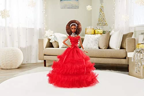 Barbie Holiday - Brunette Red Gown