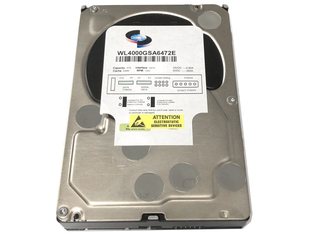 WL4000GSA6472 3.5" 7200rpm 64MB SATA 6Gb/s (WL4000GSA6472E) - 4TB