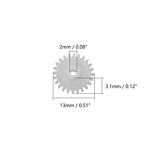 Plastic Gear - 30pcs 10 Teeth 0.5 Modulus
