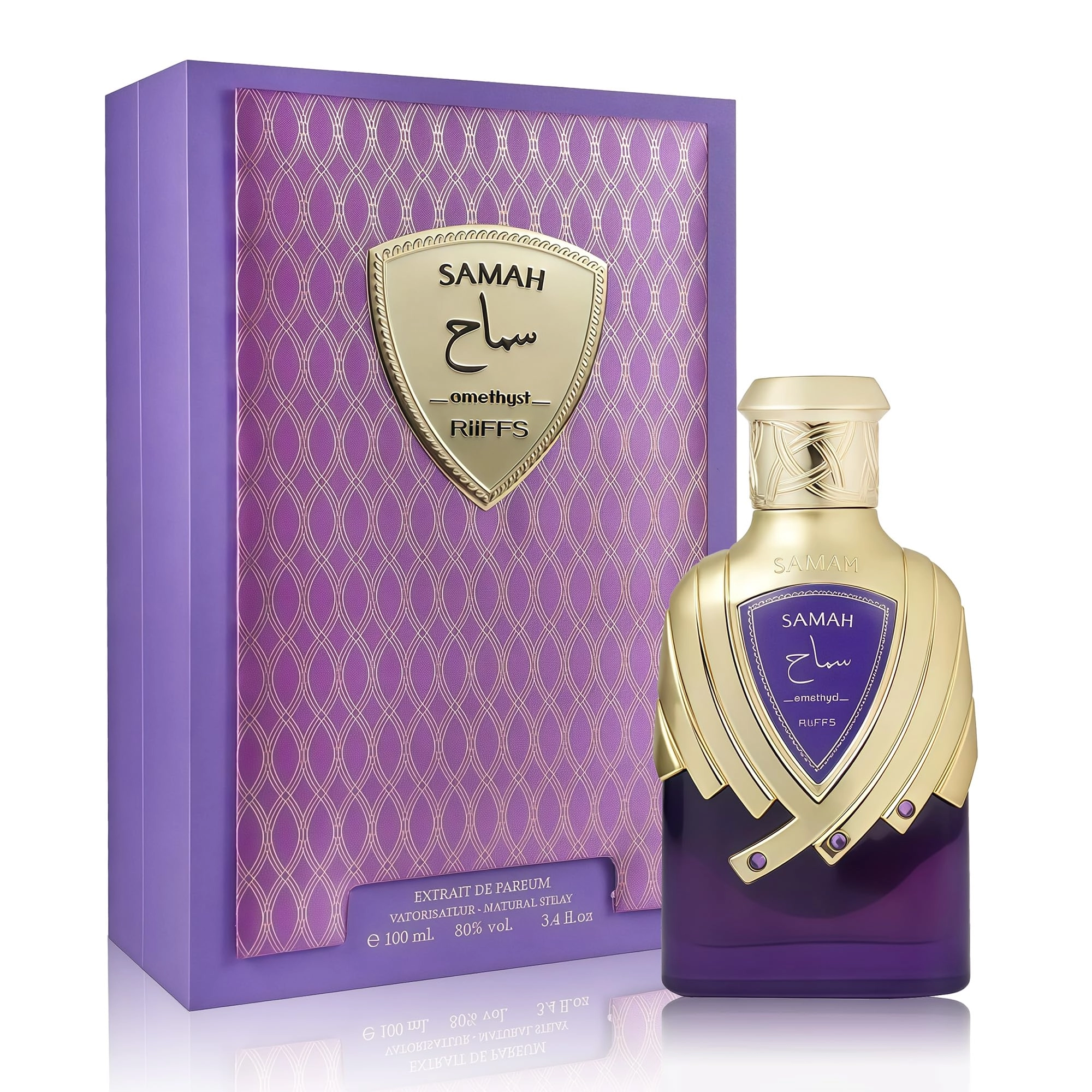 A CENTER Samah Amethyst - Eau de Parfum 3.4 Fl Oz