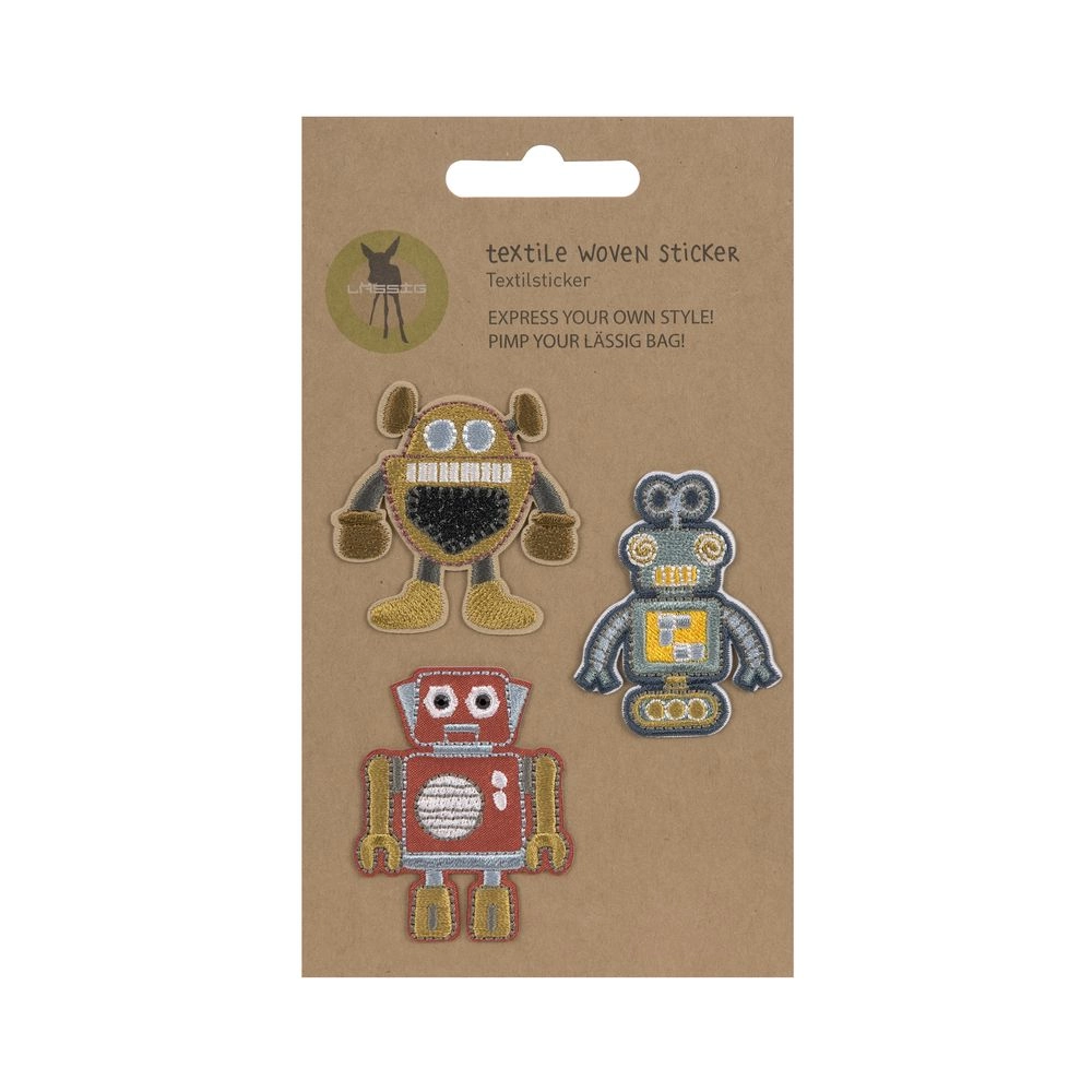 Lässig Robots Sticker Book 3 pcs