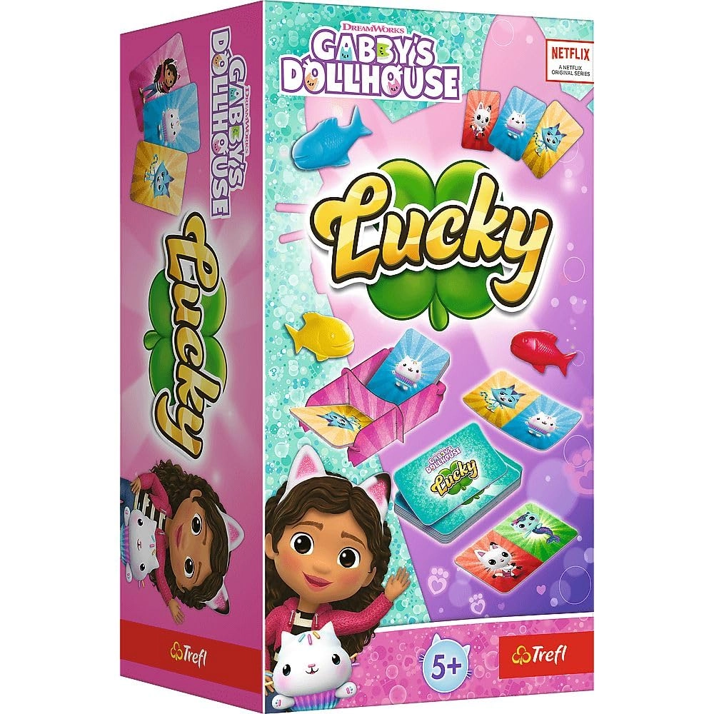 Trefl Lucky - Gabby's Dollhouse - Card Game