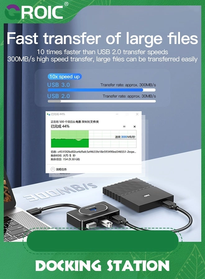USB A Hub - 4 Ports 5Gbps