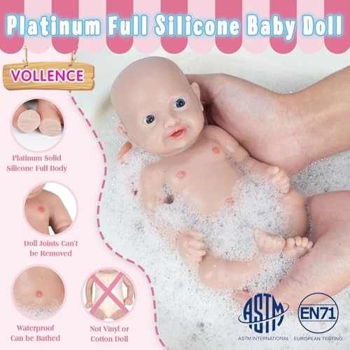 Reborn Baby Doll - 20 cm Silicone Ages 3+