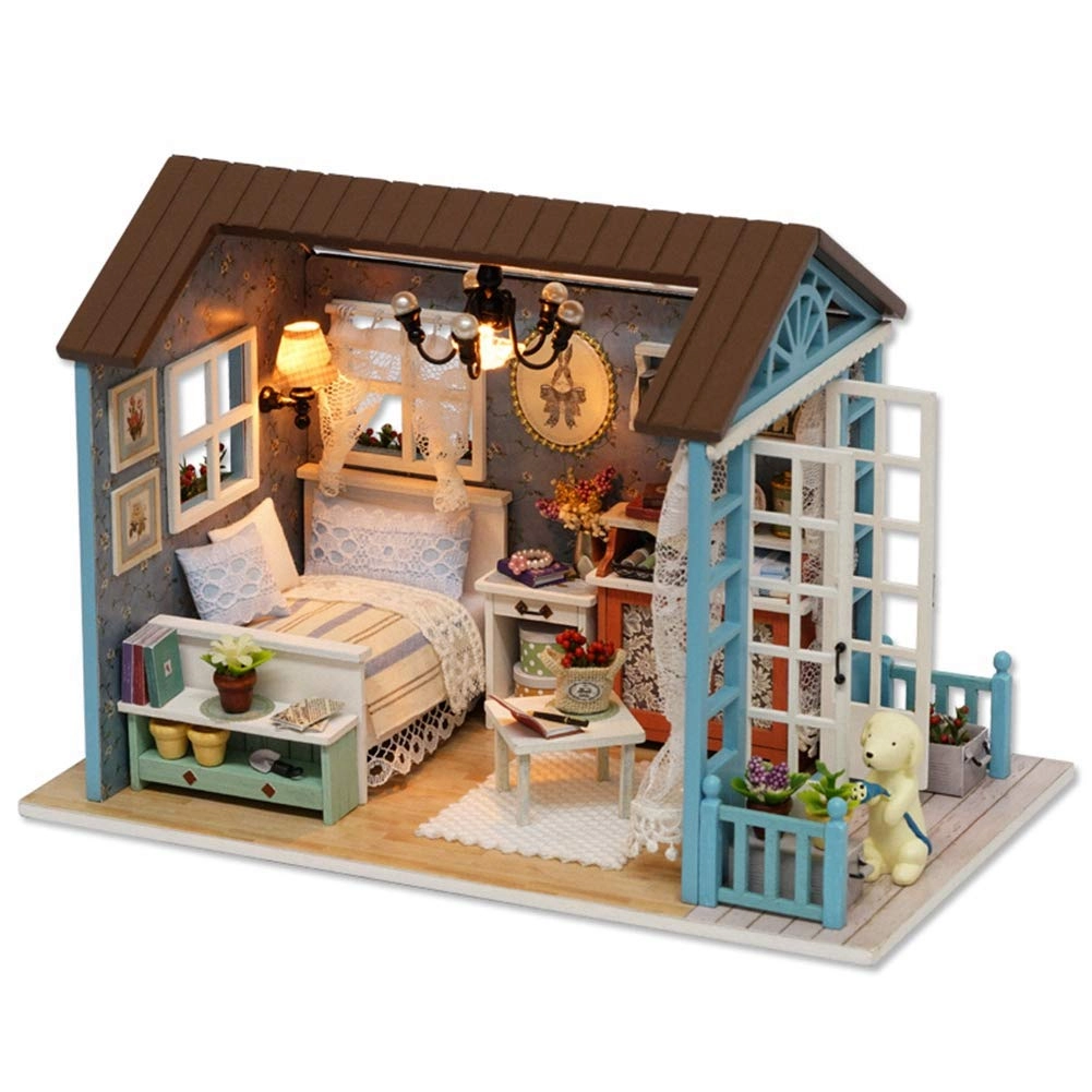 DIY Miniature House Kit - Wooden Assembling