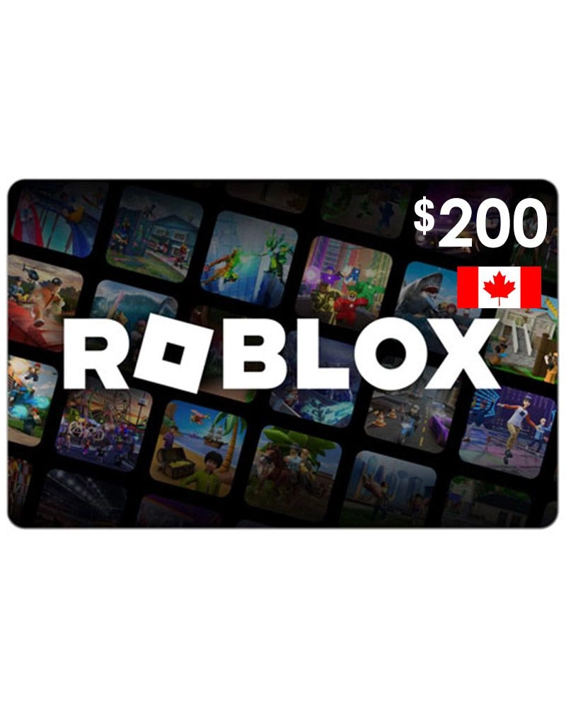 Roblox Prepaid Company, LLC. Robux Gift Card - CAD 200