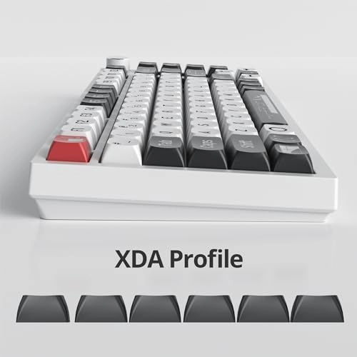 PBT Keycaps XDA Profile - 133 Keycaps Black-White