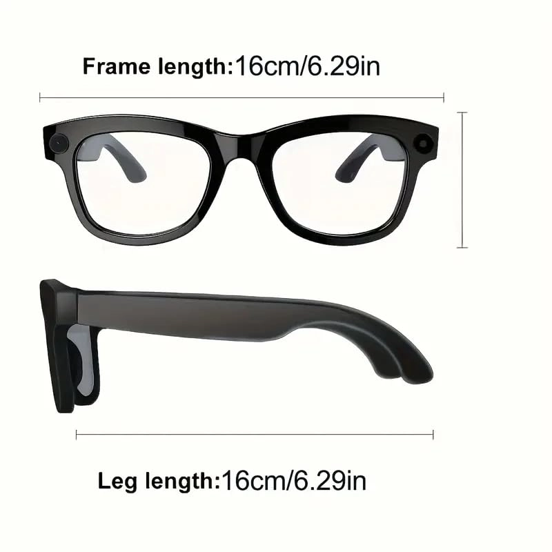 Smart Glasses - 1080P WiFi Bluetooth