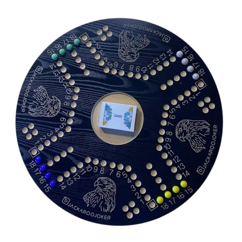 Board Game - 4 players black Wood