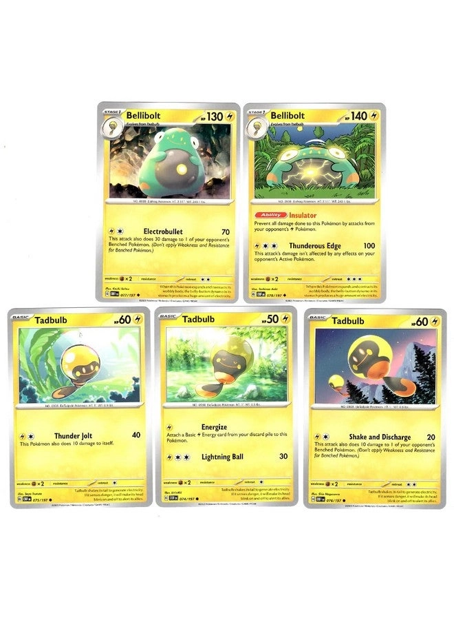 Pokémon Obsidian Flames Lt 078/197-077/197 - 5pcs