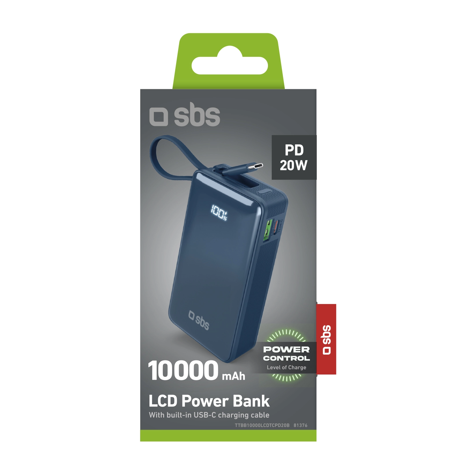 Power Delivery Powerbank - 10000mAh