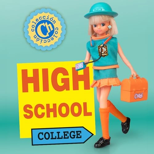 Chabel High School - 1989 Reissue Blue Uniform School Briefcase Ages 3+
