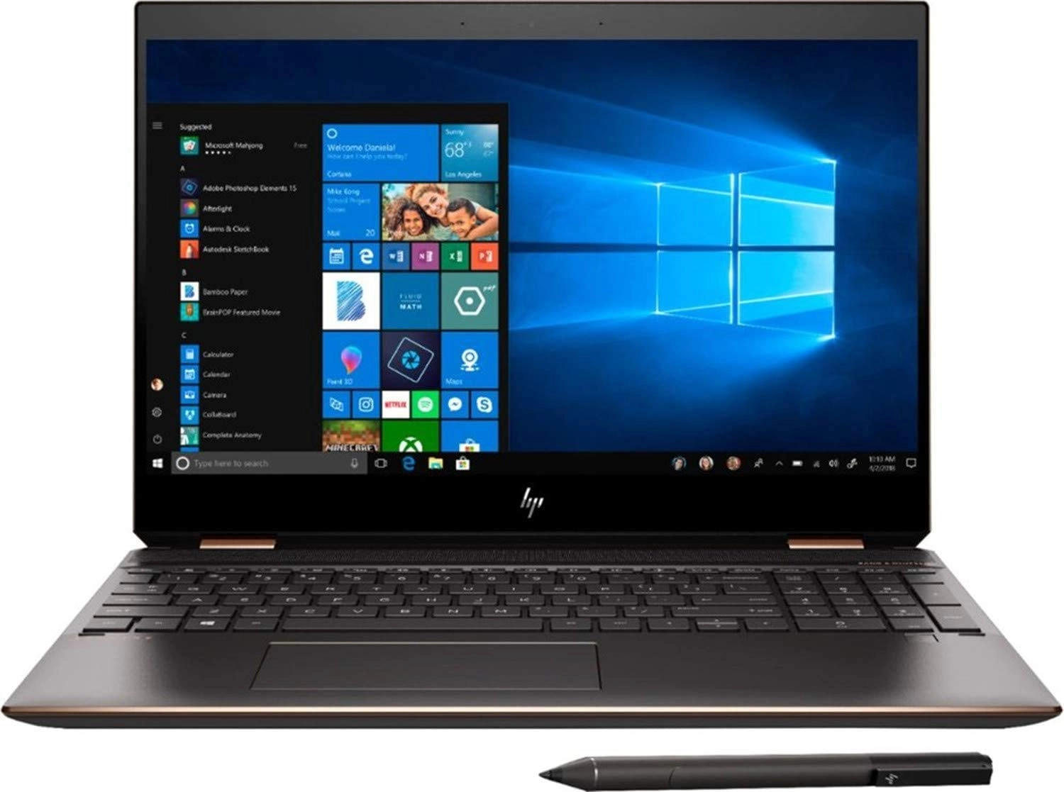 HP Spectre X360 Spectre 15T - 15.6'' i7-10510U 16GB DDR4 512GB SSD