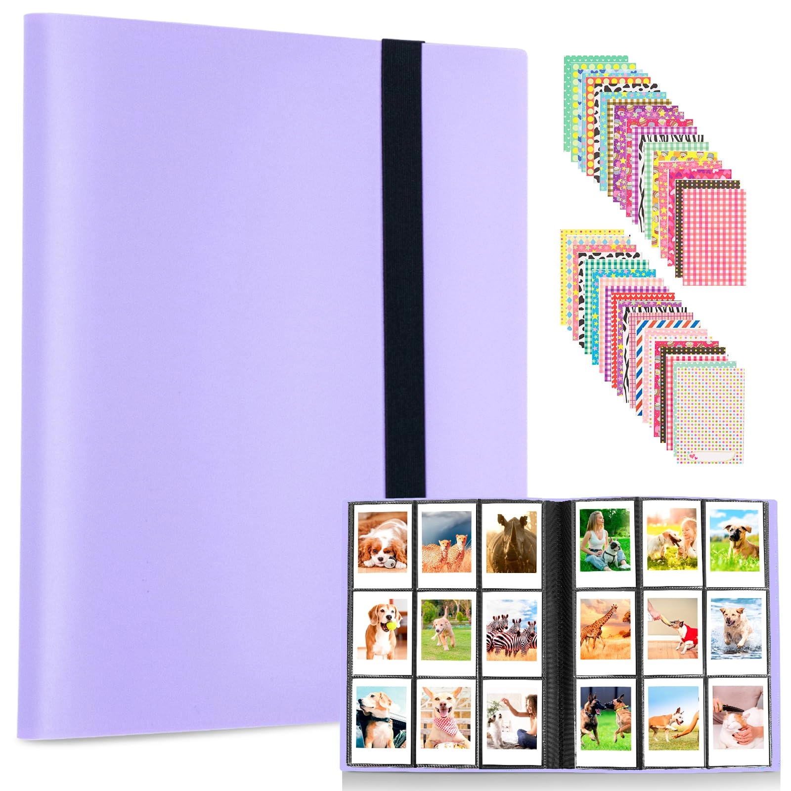 Amimy 3" 432 Pockets PVC Photo Album