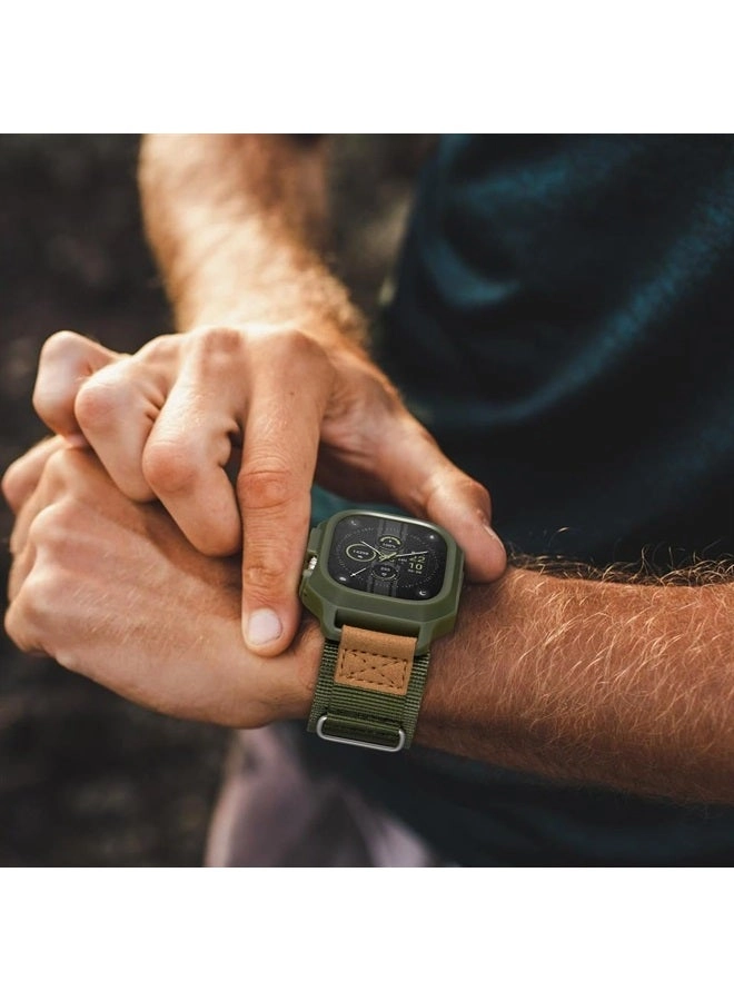 Velcro Nylon Sport Apple Watch Strap - 44mm 45mm 49mm