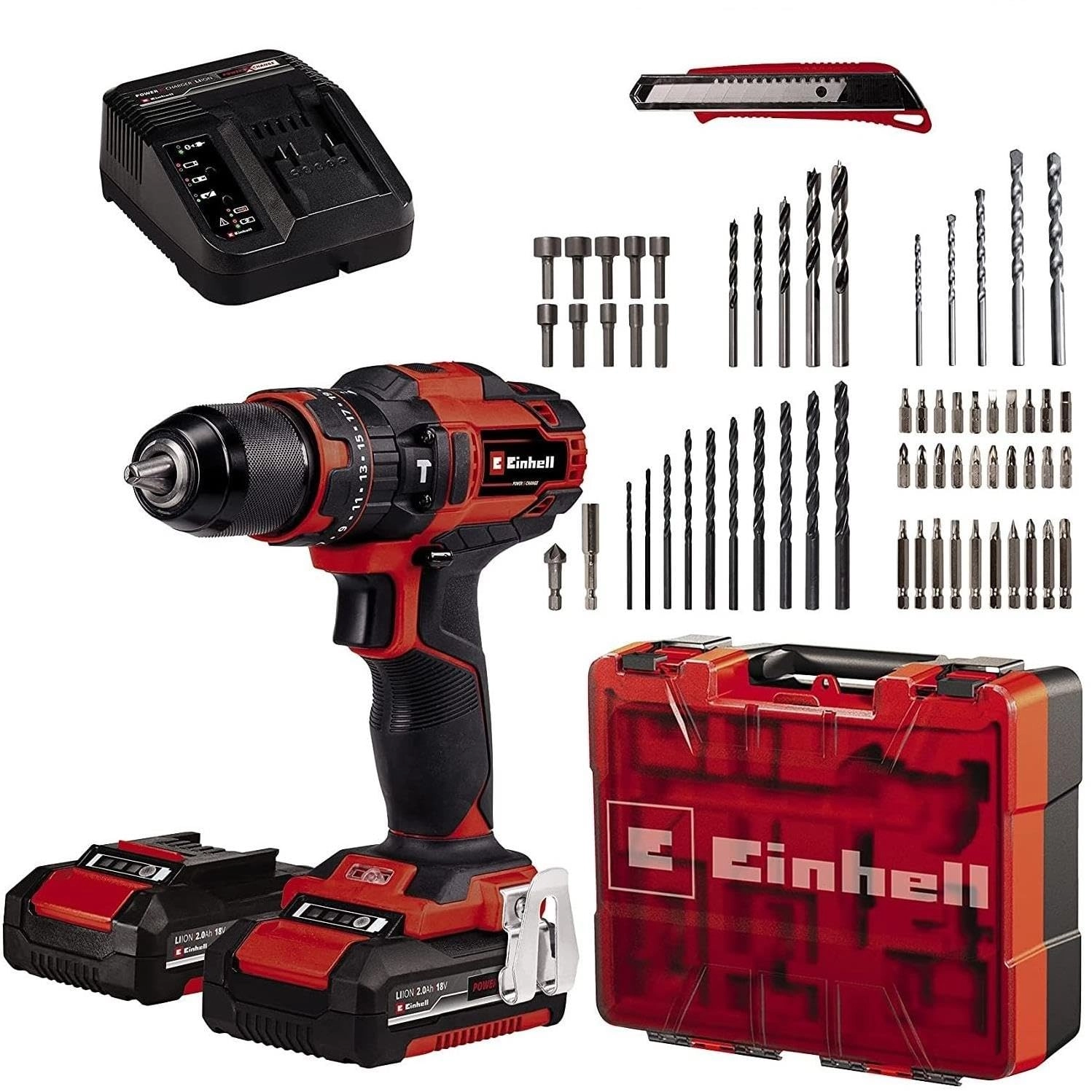 Einhell TE-CD 18/40 Li - 2 x 2.0 Ah 18 Volts