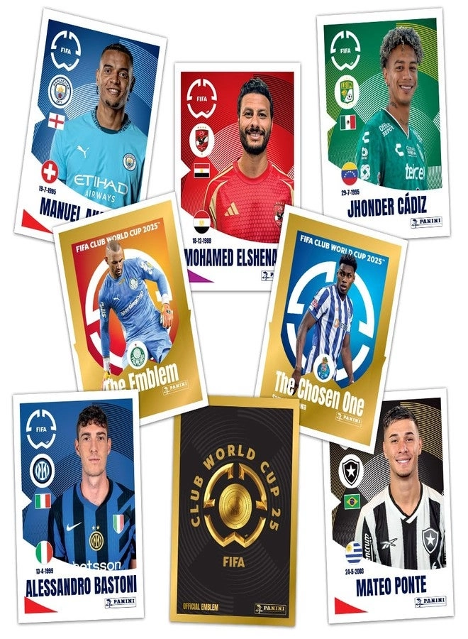 FIFA Club World Cup 2025 Sticker Collection - Box of 50 Bags