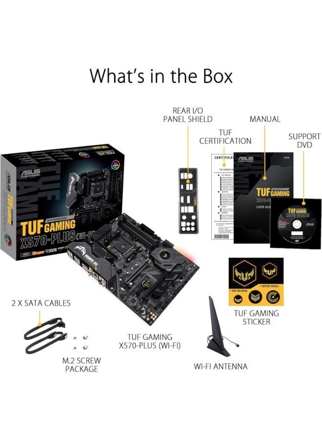 TUF GAMING X570-PLUS - AM4 PCIe 4.0 ATX